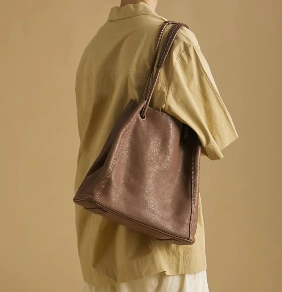 Vegan Leather Shoulder Bag Womens Tote Handbag Satchel Crossbody Purse Slouchy Bag Travel Work Bag
