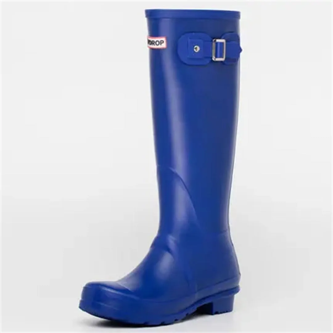 Women Waterproof Rain Boots Knee-High Rubber Rainboots Rain Shoes