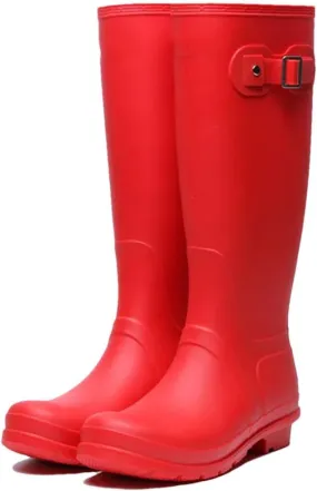 Women Waterproof Rain Boots Knee-High Rubber Rainboots Rain Shoes