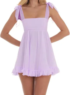 Womens 2025 Summer Floral Mini Dress Sleeveless Ruffle Backless Short Flowy Vacation Spaghetti Strap Dress
