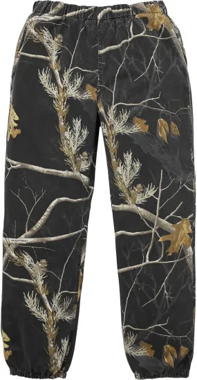 Womens Camo Pants Casual Elastic Waist Wide Leg Pants Lightweight Baggy Sweatpants with Pocket