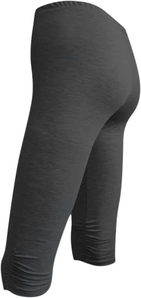 Womens Capri Leggings Yoga Pants High Waist Cropped Trousers 3/4 Length Leggings Pant Sports Workout Gym Sweat Pants