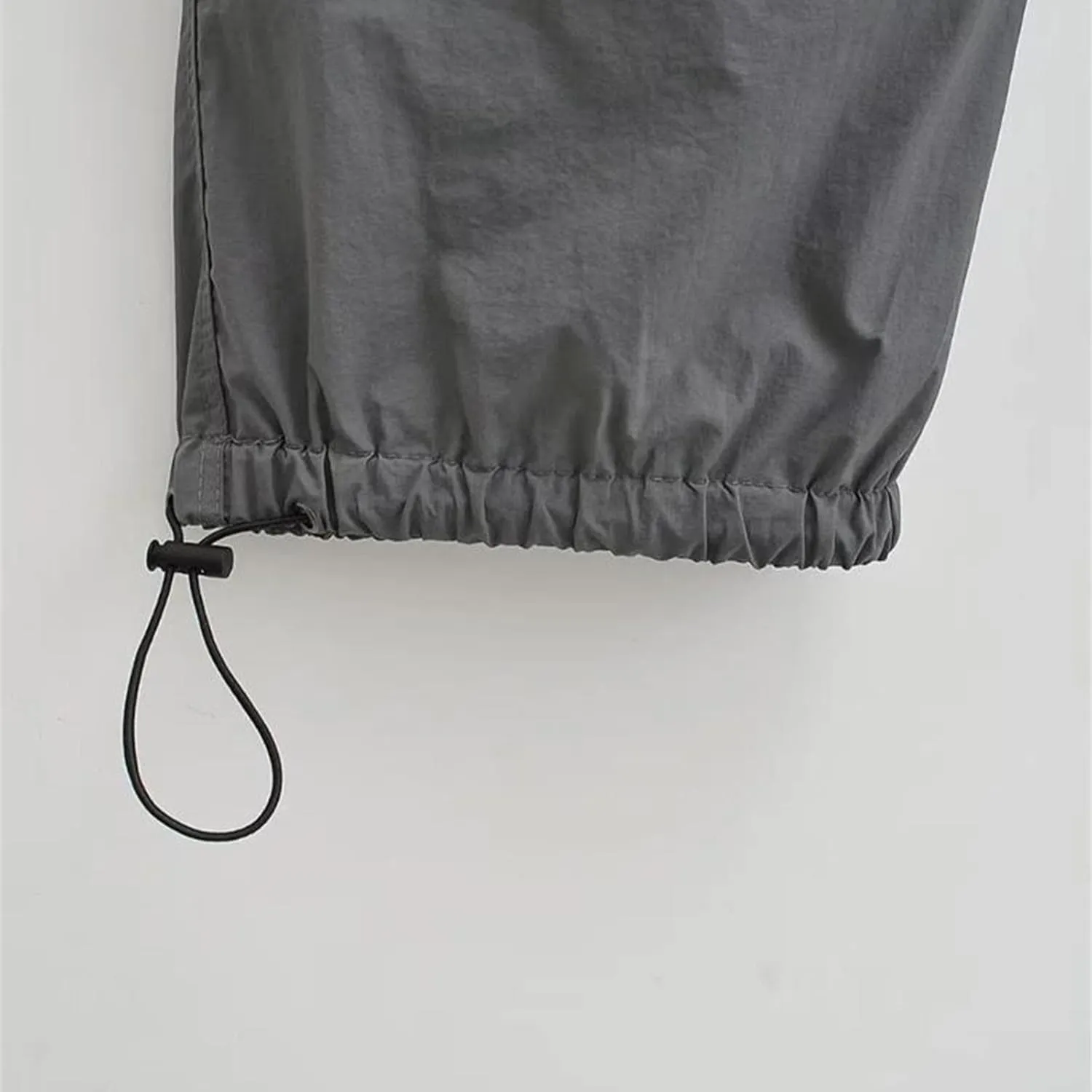 Womens Cargo Pants High Waisted Drawstring Y2K Hiking Trousers Baggy Comfy Trendy Streetwear Baggy Pant Multi Pockets