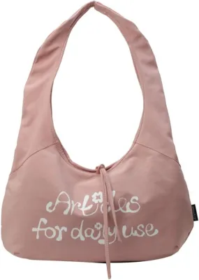 Womens Cute Shoulder Bag Canvas Hobo Bags Slouchy Top Handle Handbag Purse Retro Work Tote Bag