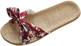 Women's Flat Sandals Women Bohemian Pearl Crystal Flat Sandals White Sandals Open Toe Slingback Shoes
