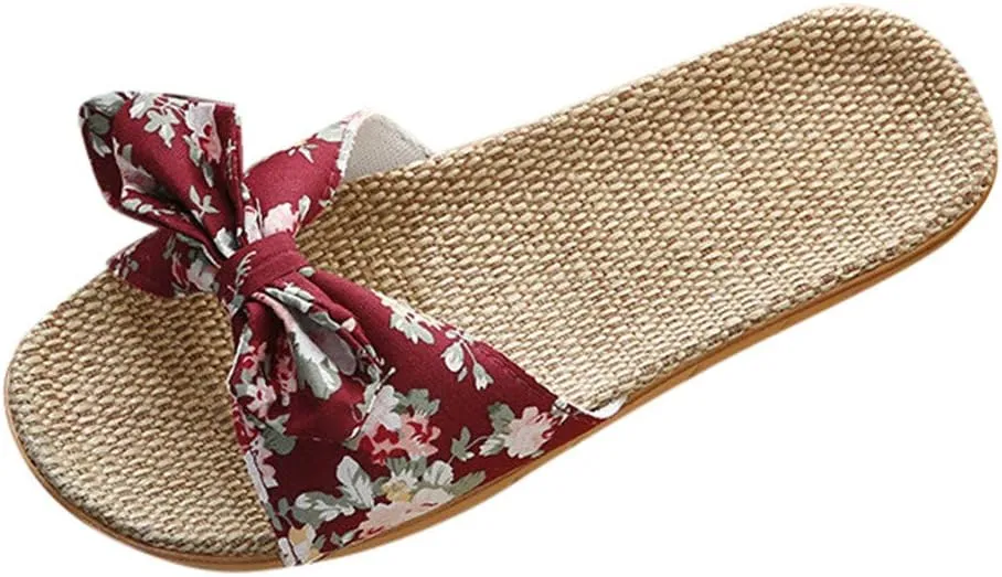 Women's Flat Sandals Women Bohemian Pearl Crystal Flat Sandals White Sandals Open Toe Slingback Shoes