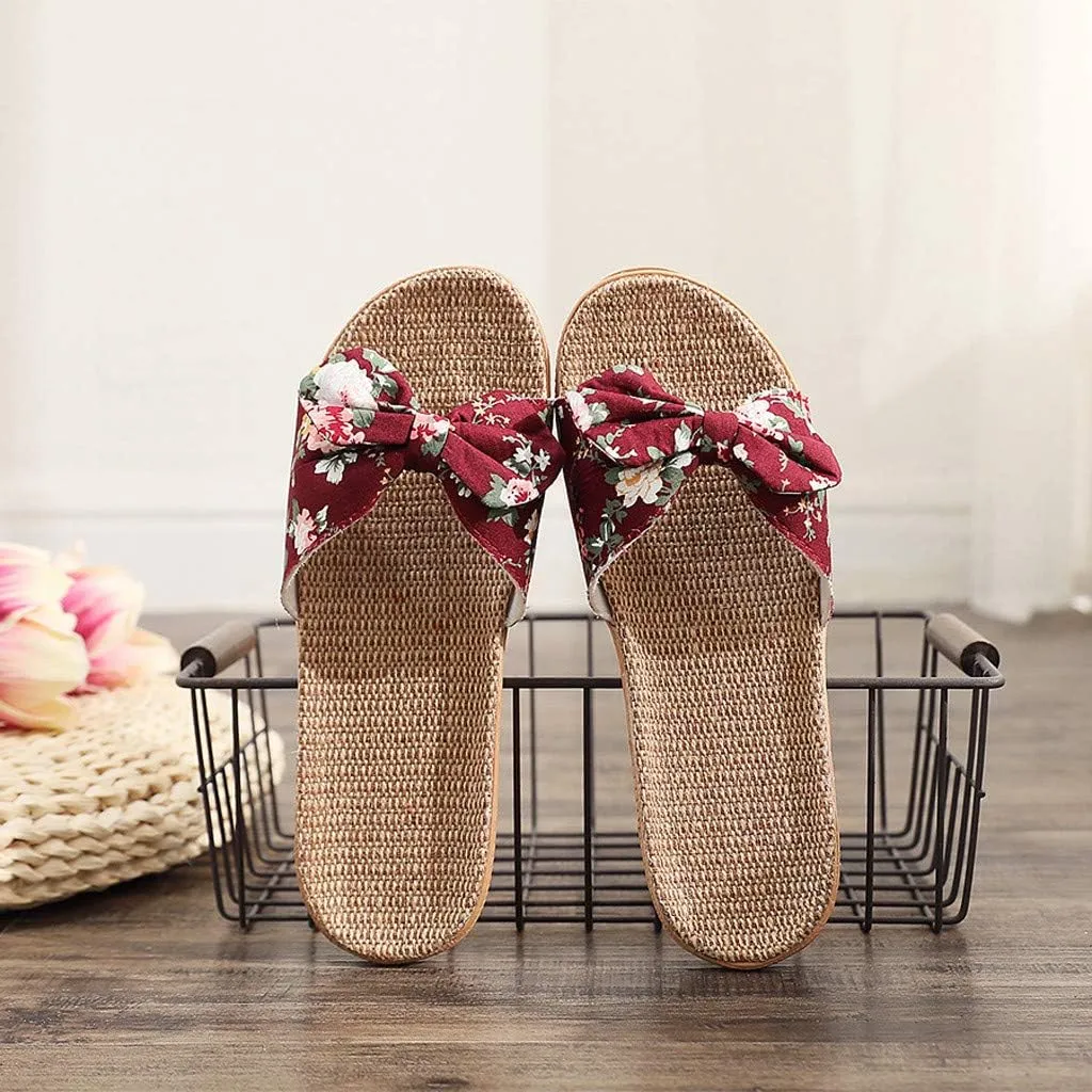 Women's Flat Sandals Women Bohemian Pearl Crystal Flat Sandals White Sandals Open Toe Slingback Shoes