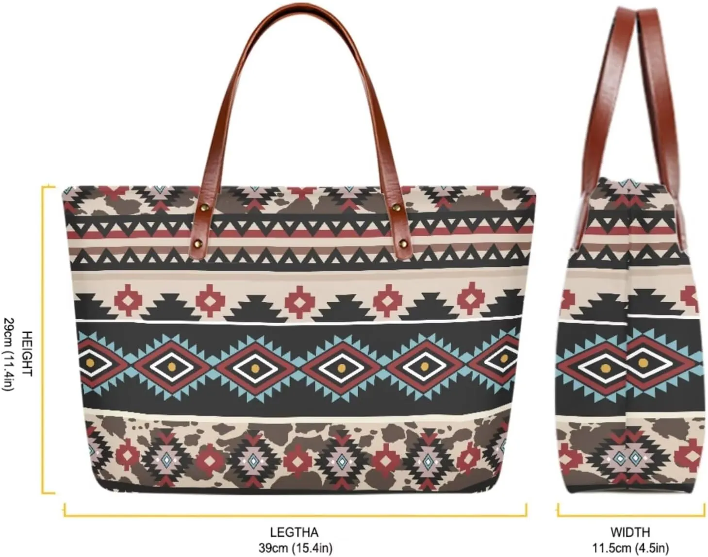 Womens Handbag with Matching Wallet, 2PCS Tote Bag Top Handle Purse Hobo Bag