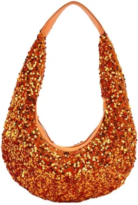 Womens Mermaid Sequins Shoulder Bag Reversible Sequin Handbag Purse Sparkling Tote Shiny Hobo Bag