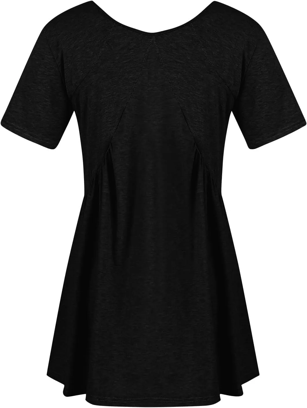 Womens Mini Dress 2025 Casual Short Sleeve V Neck Swing Sundress Trendy Loose Sleeveless Dresses Loose Fit Beach Dress