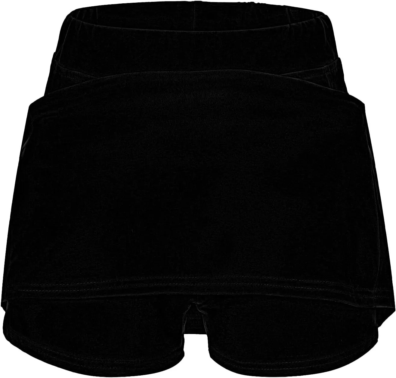 Women's Mini Skort High Waisted Pleated Tennis Skirts with Pockets Tummy Control Casual Golf Inner Shorts Athletic Running