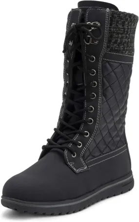 Womens Rain Thermal Warm Snow Winter Knee High Waterproof Boots