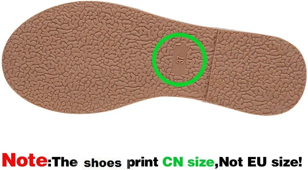 Women's Sandals Flat Sandals for Women Womens Flat for Women Dressy Strap Sparkly Comfortable Walking