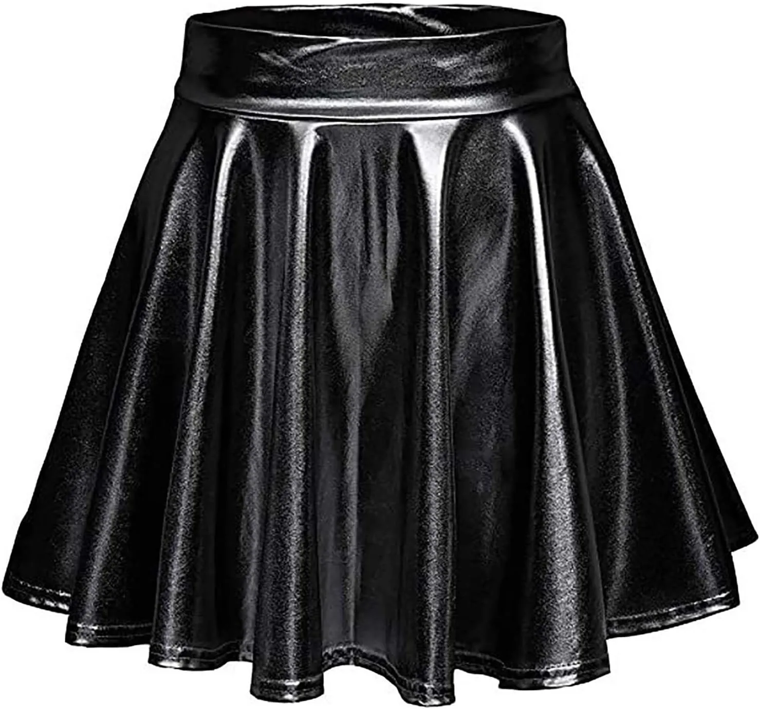 Womens Sexy Pleated Skirts High Waist A Line Skirt Solid Color Loose Y2k Mini Skirts Fashion Short Skirt for Party