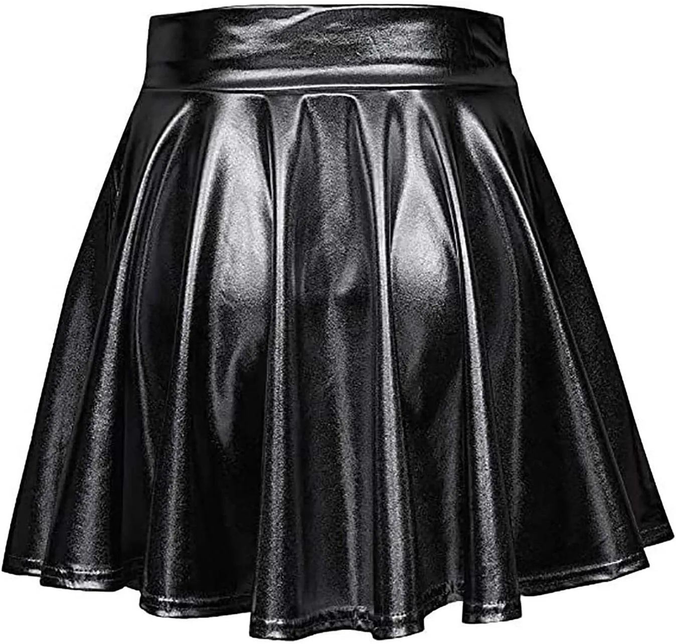 Womens Sexy Pleated Skirts High Waist A Line Skirt Solid Color Loose Y2k Mini Skirts Fashion Short Skirt for Party