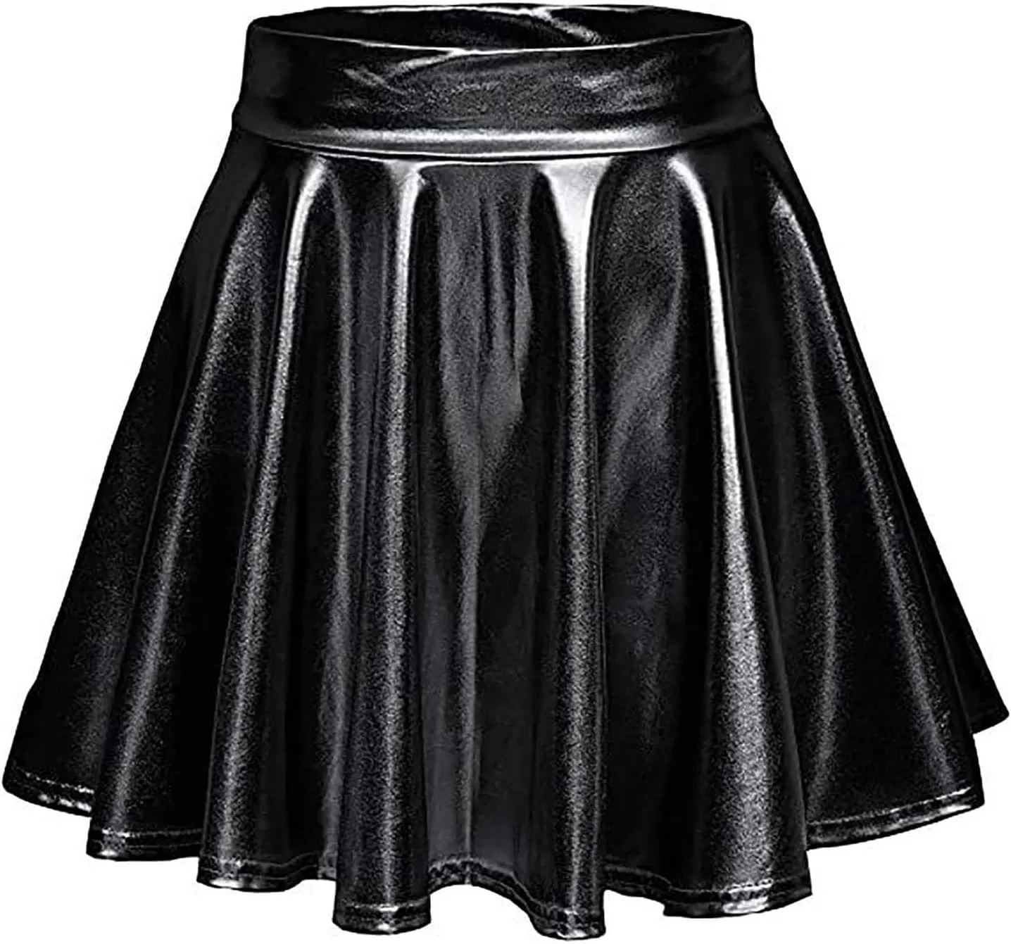 Womens Sexy Pleated Skirts High Waist A Line Skirt Solid Color Loose Y2k Mini Skirts Fashion Short Skirt for Party
