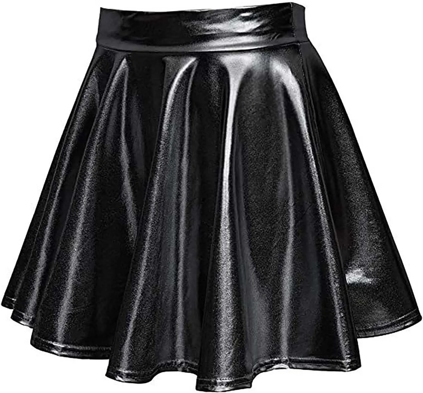 Womens Sexy Pleated Skirts High Waist A Line Skirt Solid Color Loose Y2k Mini Skirts Fashion Short Skirt for Party