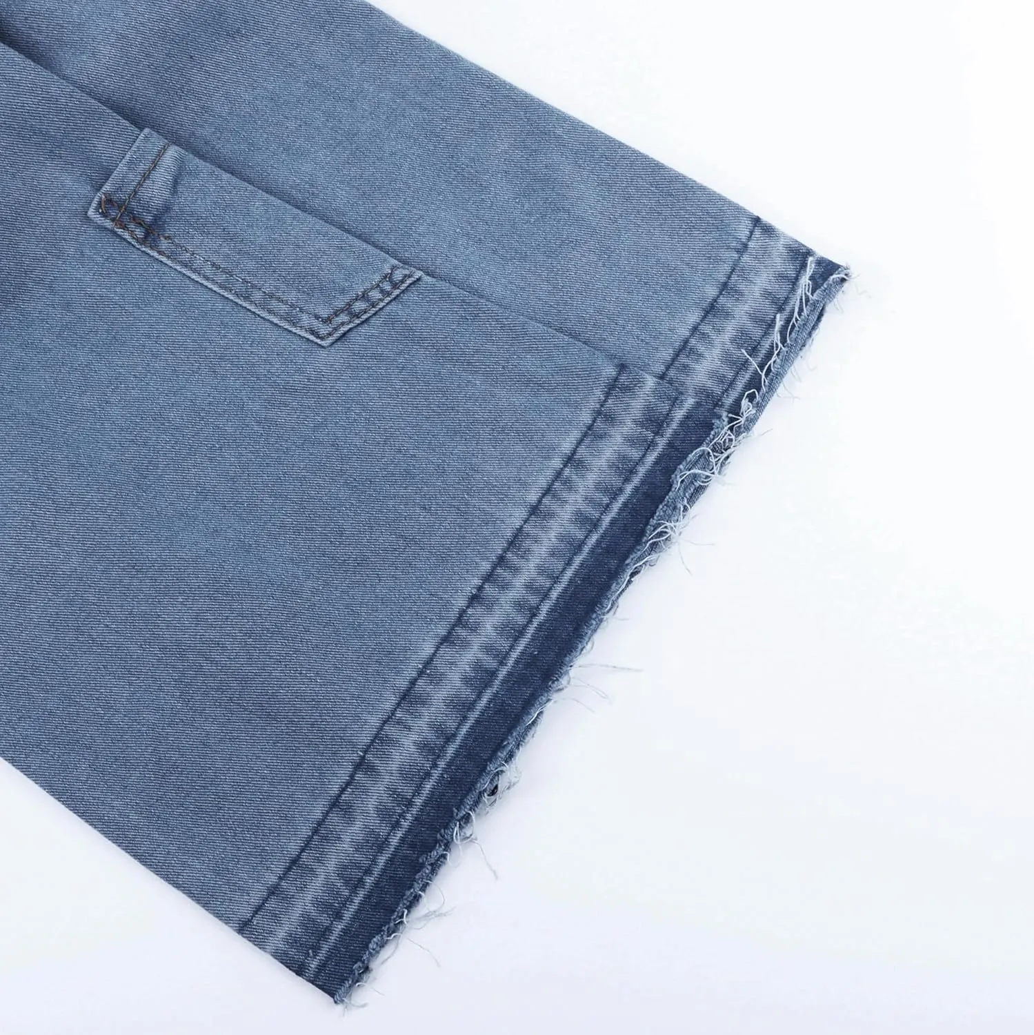 Womens Star Print Jeans Y2k Jeans Baggy Denim Pants Vintage Blue Jeans Straight Leg Pants