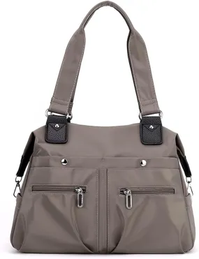Womens Tote Nylon Shoulder Bag Large Capacity Lightweight Waterproof Handbag Purse Travel Hobo Messenger Bags