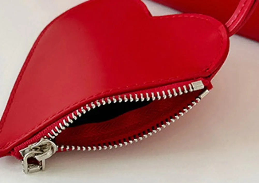Womens Y2k Purse Underarm Hobo Purse with Heart Coin Pocket Fashion Handbag Elegant Clutch Shoulder Bag Dating Bag Trendy