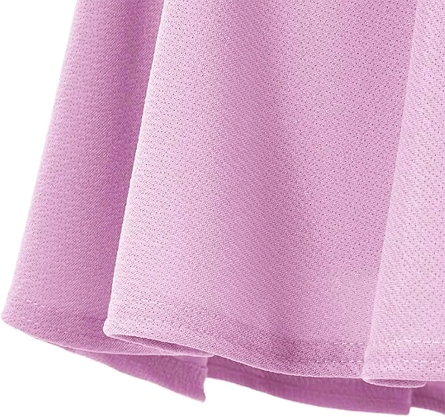 XOWRTE Women's Flared Pleated Skater Skirt Basic Casual High Waisted Ruffles Flared Mini Lingerie Skirts with Shorts