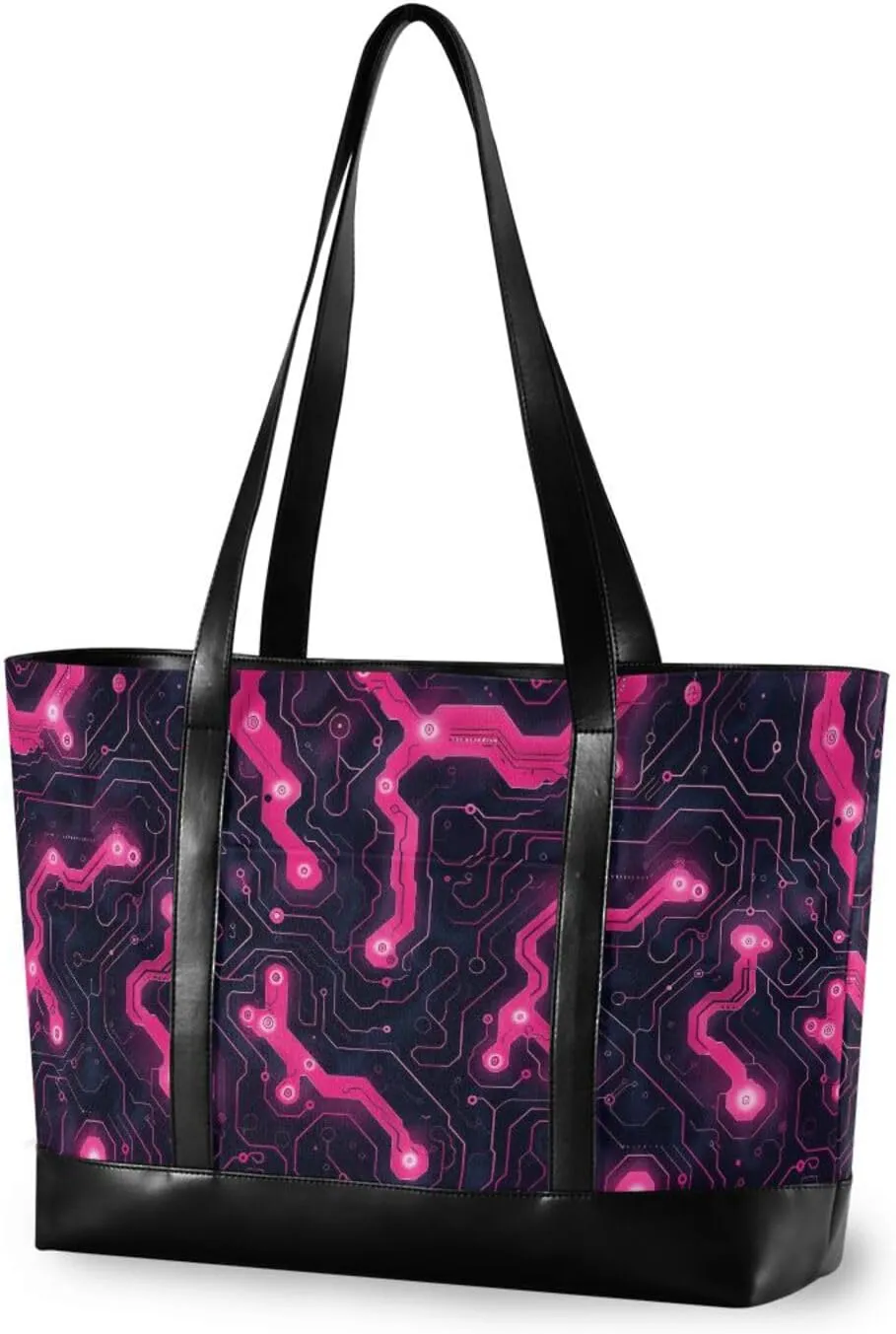 Yew Hot Peach Black simple womens tote bag with zipper for yoga with bolso para laptop