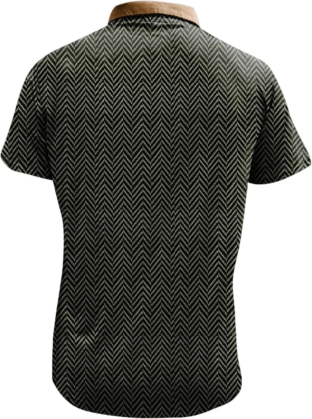 Ymosrh Men's Polo Casual Shirts Short Sleeve Golf Shirts Casual Stylish Collar T-Shirts Shirts, S-5XL