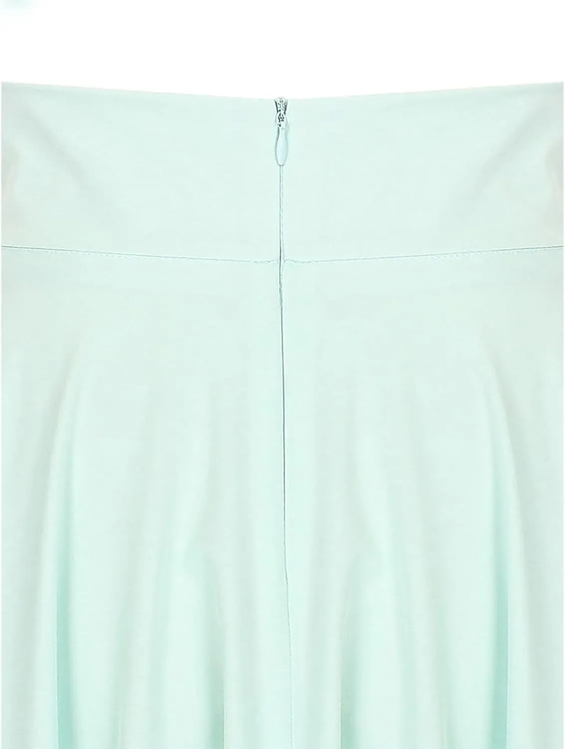 YOLAI Women Casual High Waist Skirt A Line Chiffon Midi Dress Flowy Swing Pleated Skirt